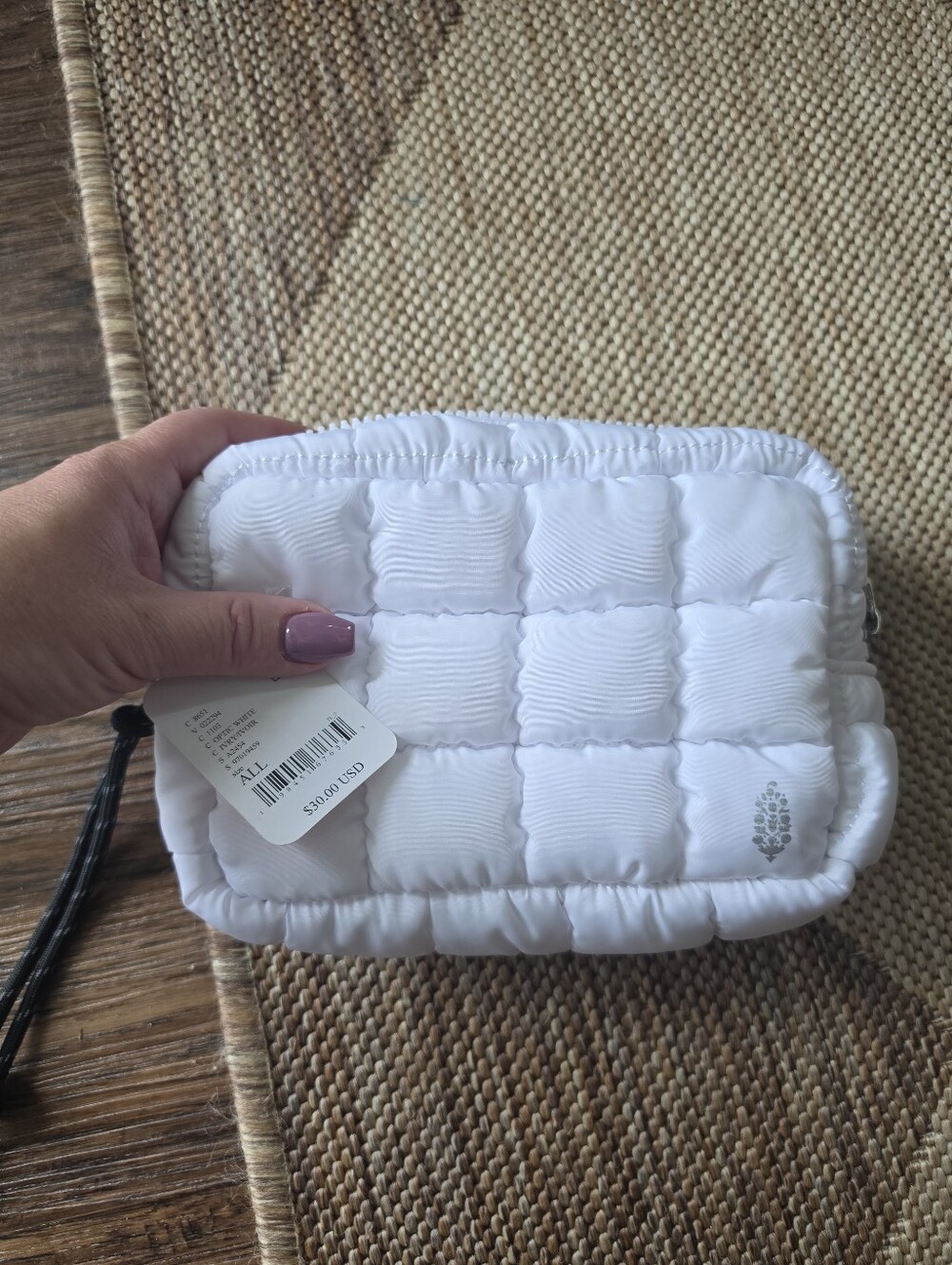 NWT Free People Quilted Mini Case